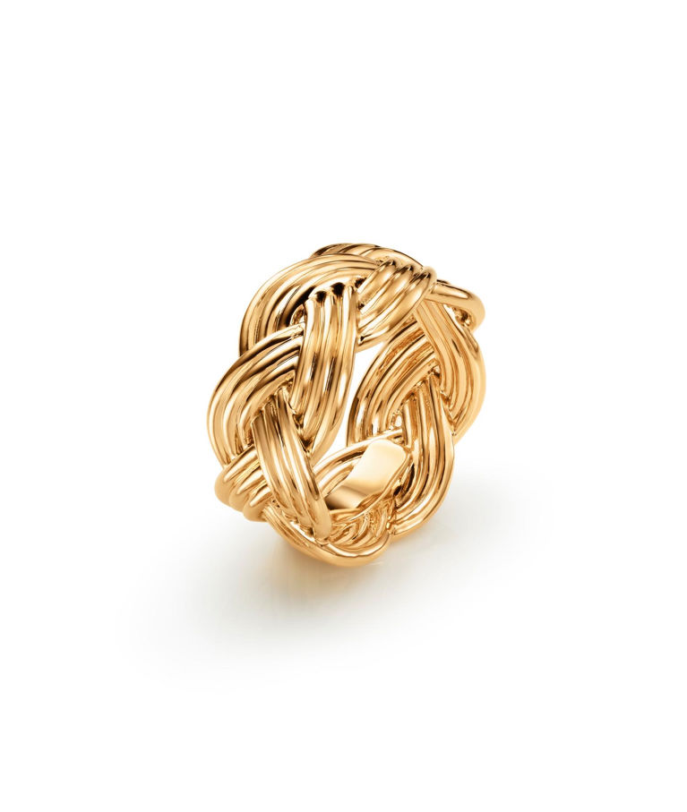 18k gg ring Stor fläta SIZE 59