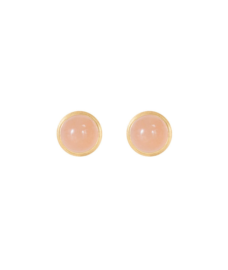 18k gg örhänge Lotus 0 blush månsten CC