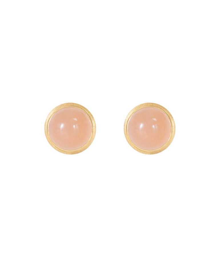18k gg örhänge Lotus 0 blush månsten CC