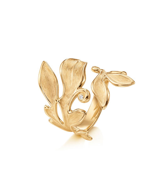 18k rg ring Forest med 0,01ct TWvs SIZE 58