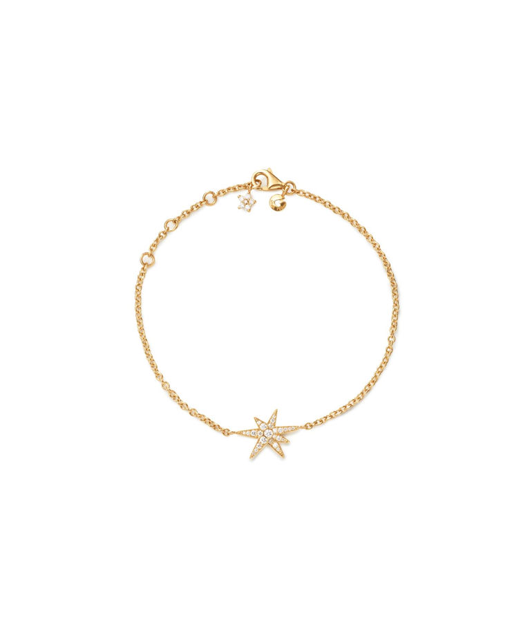 18k rg armband Funky Stars 0,15ct