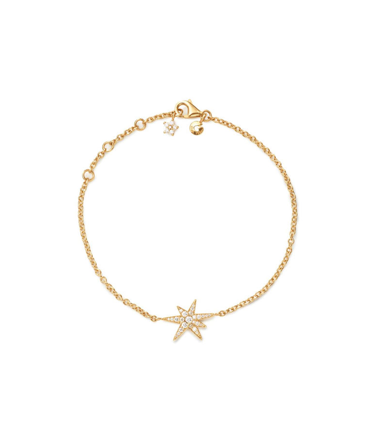 18k rg armband Funky Stars 0,15ct