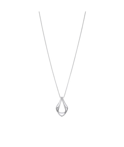 Silverhalsband vikt droppe. 42+5CM