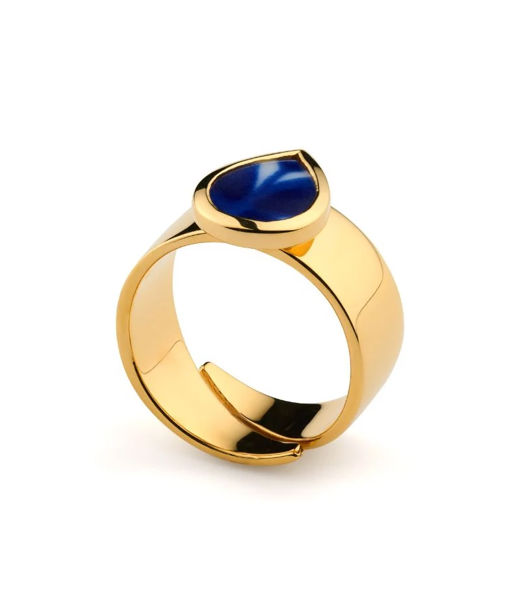 Silverring Mon Amie Petite Droppe Gold