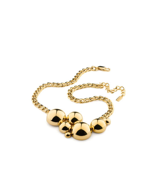 STålhalsband Solar Cluster gold
