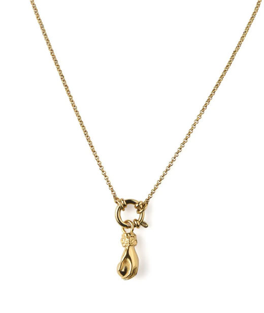 Stålhalsband La Main Golden
