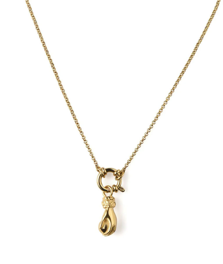 Stålhalsband La Main Golden