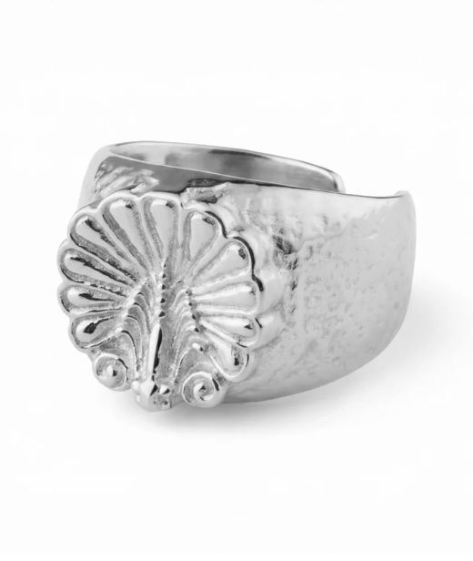 Stålring Venus Shell Signet