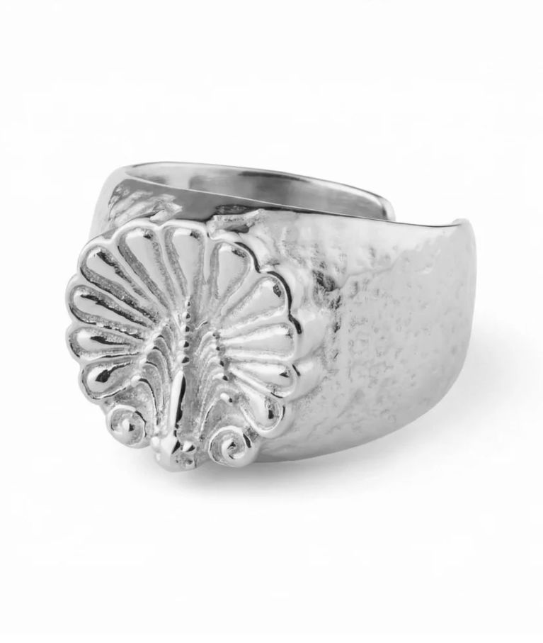 Stålring Venus Shell Signet