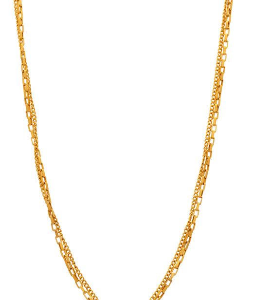Stålhalsband Artemis Dubble gold