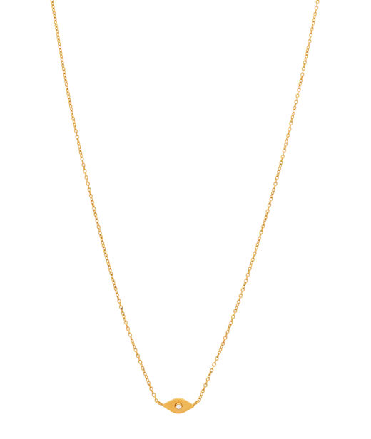 Stålhalsband Epione Golden Eye gold