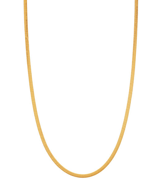 Stålhalsband Epione Herringbone gold