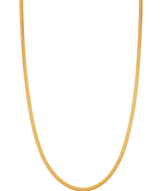 Stålhalsband Epione Herringbone gold