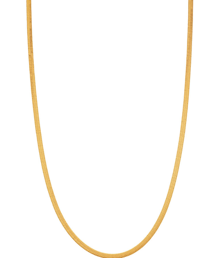 Stålhalsband Epione Herringbone gold