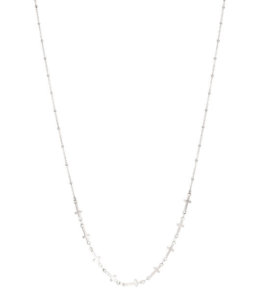 Stålhalsband Kors Multi