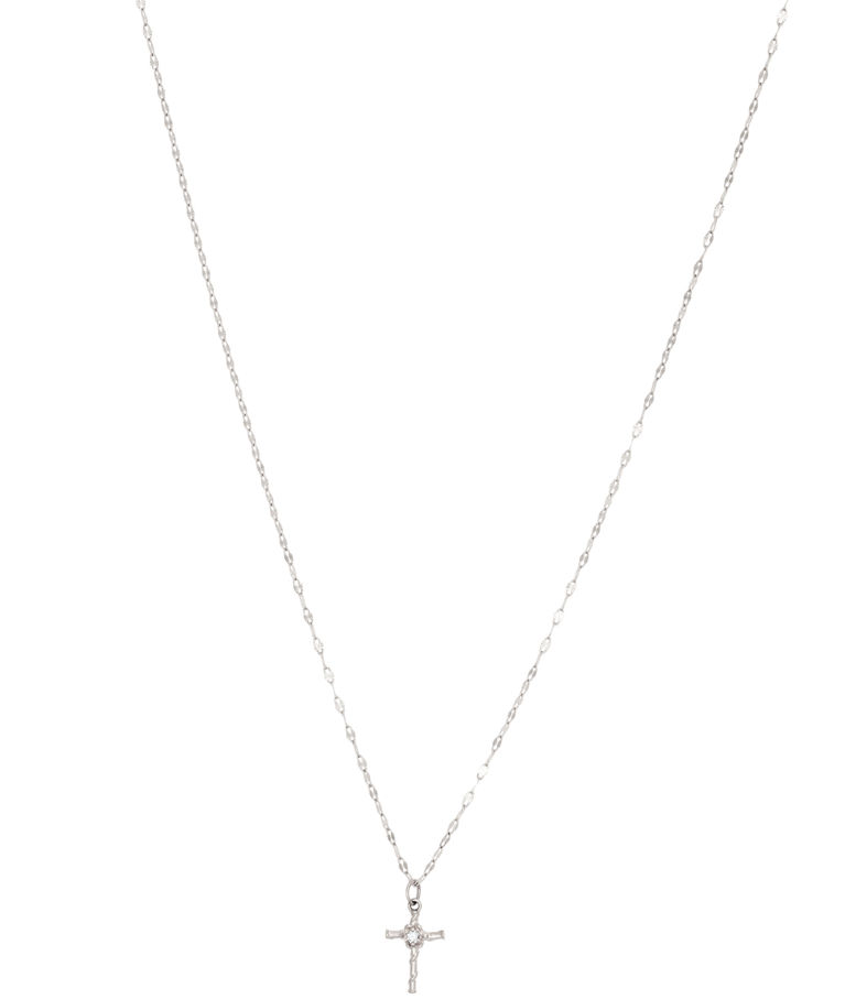 Stålhalsband Kors cz