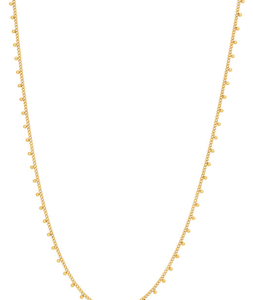 Stålhalsband Kulor Gold