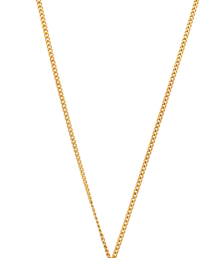 Stålhalsband Öga Gold