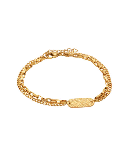 Stålarmband Artemis Dubble gold