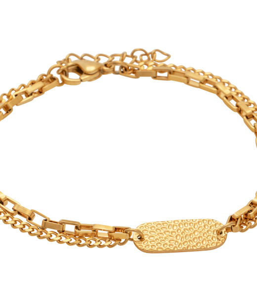 Stålarmband Artemis Dubble gold