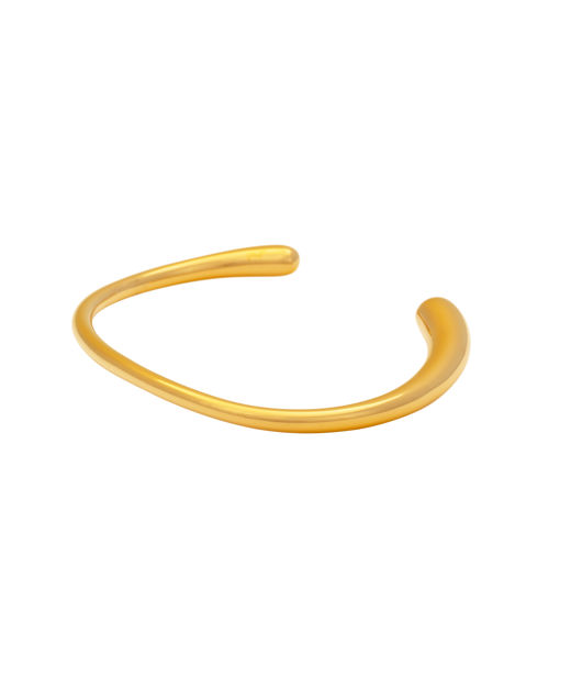 Stålarmring Hera Soft Curve gold