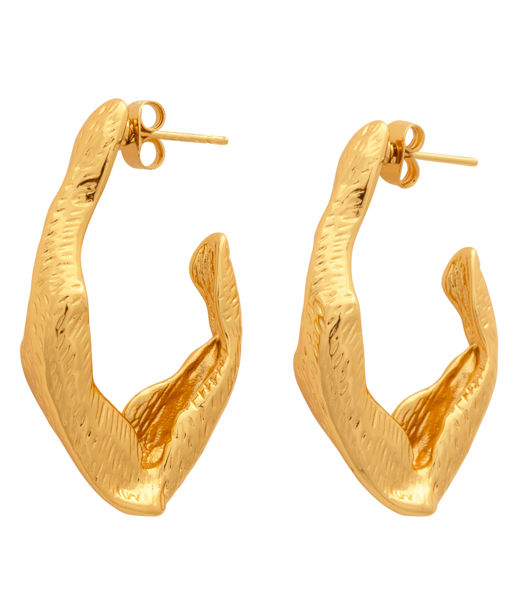 Stålörhänge Artemis Unique Golden gold