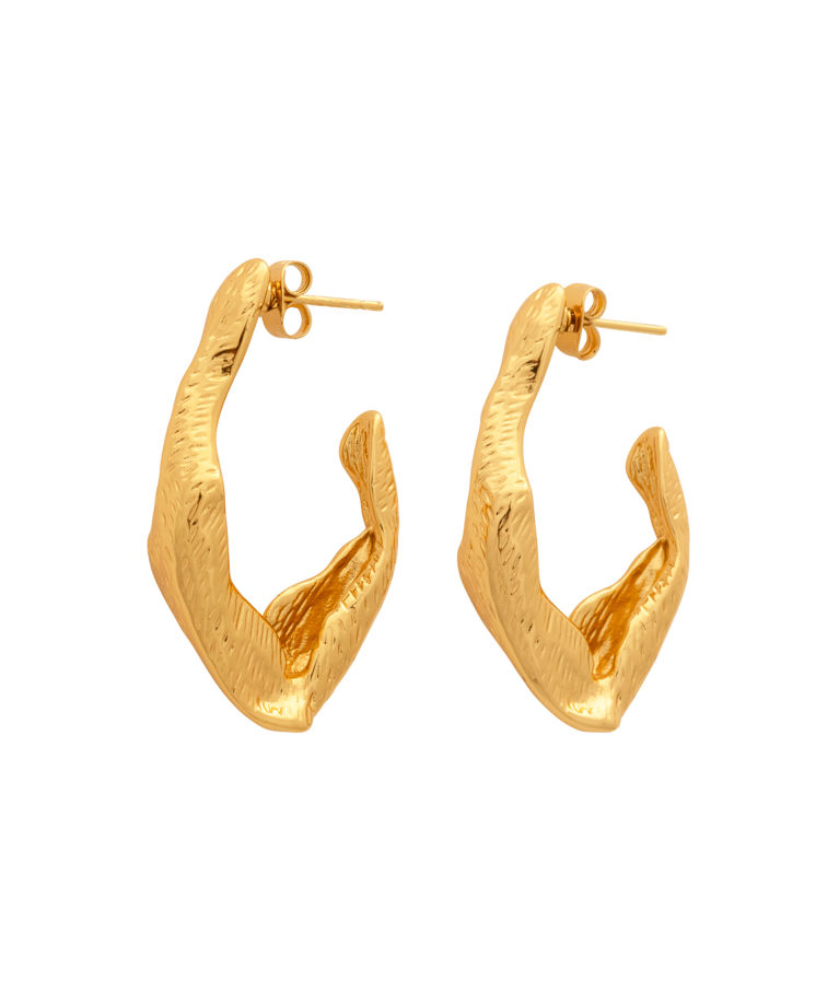 Stålörhänge Artemis Unique Golden gold