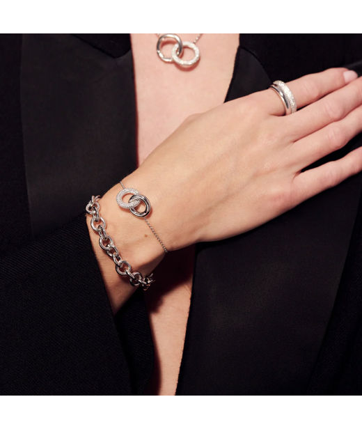 Silverarmband Carrara