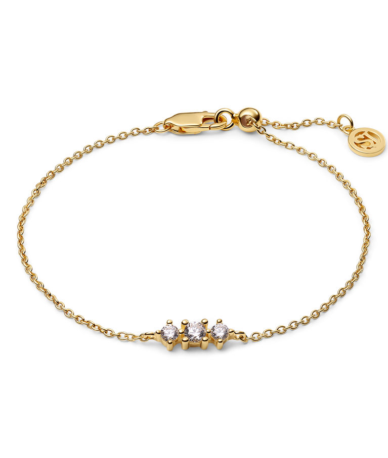 Silverarmband Lucente Tre cz fg