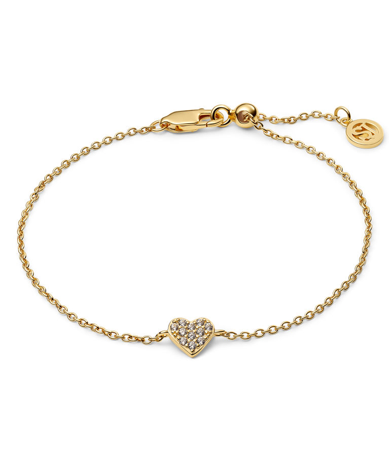 Silverarmband Cuore cz fg