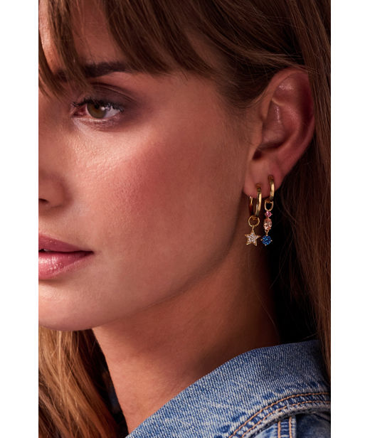 Silverhänge Pendolo Tre Hoop Charm fg