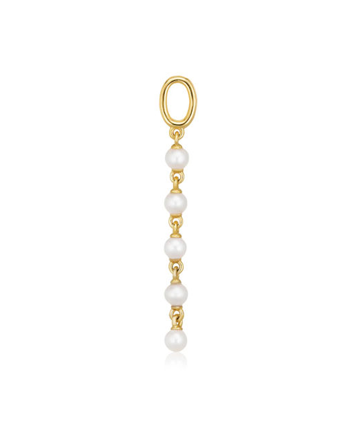 Silverhänge Perla Cinque Hoop Charm fg