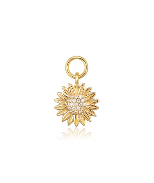 Silverhänge Girasole Hoop Charm cz fg