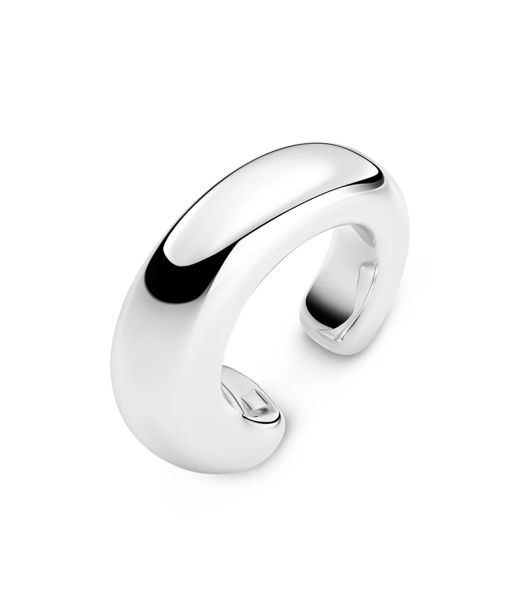 Silverörhänge Goccia Pianura Ear Cuff