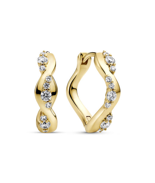 Silverörhänge ELLERA WAVES ALTRO CREOLO fg