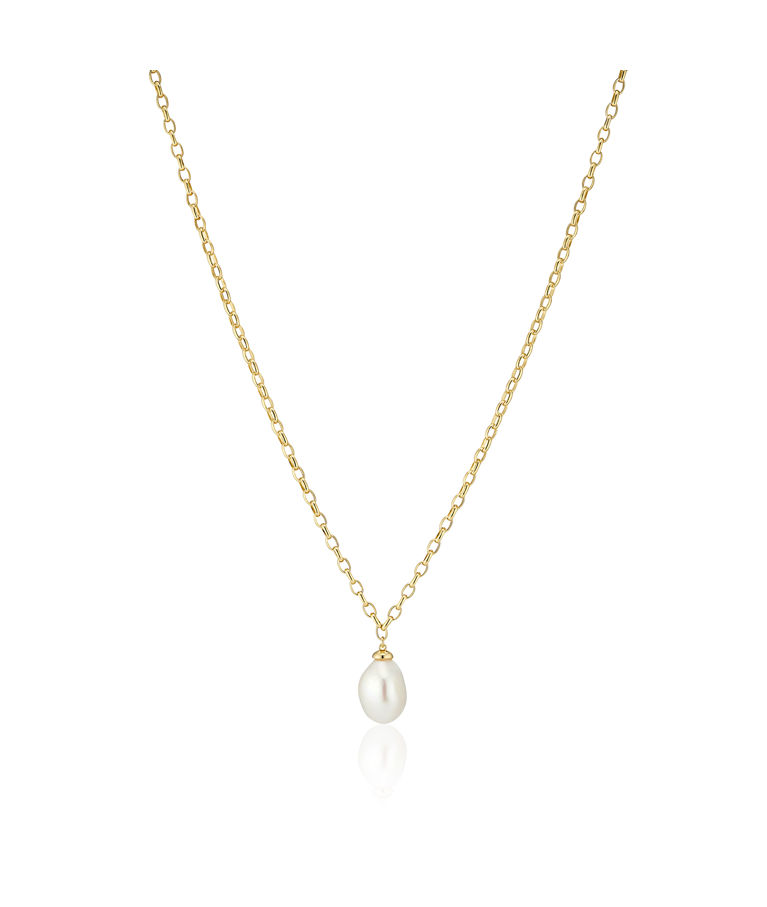 Silverhalsband Padua Uno sötv. pärla fg