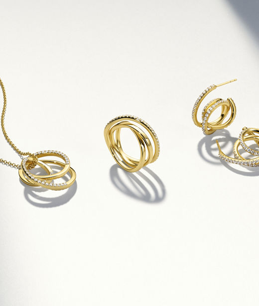 Silverhalsband Spirale Piccolo