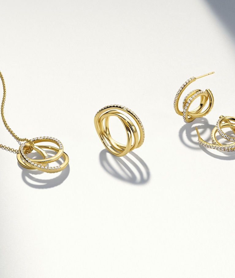 Silverhalsband Spirale Piccolo