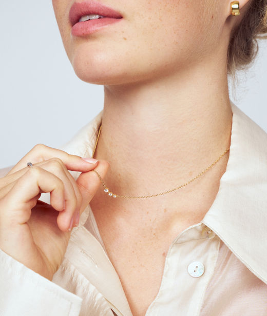 Silverhalsband Lucente