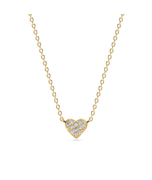 Silverhalsband Cuore fg