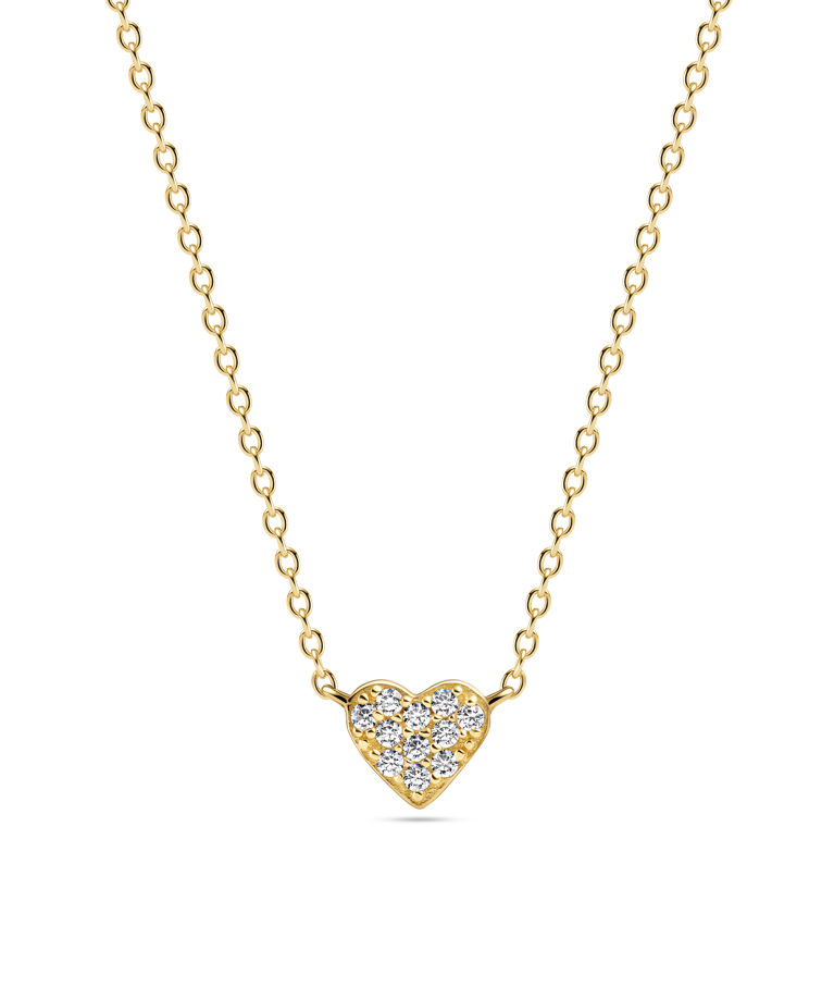 Silverhalsband Cuore fg