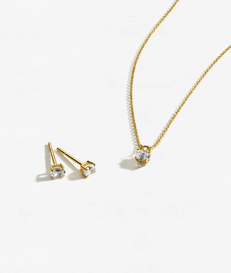 Silverhalsband Ovale cz