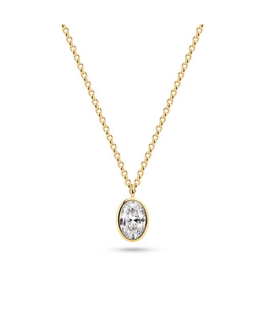 Silverhalsband SARDINIEN OVALE fg