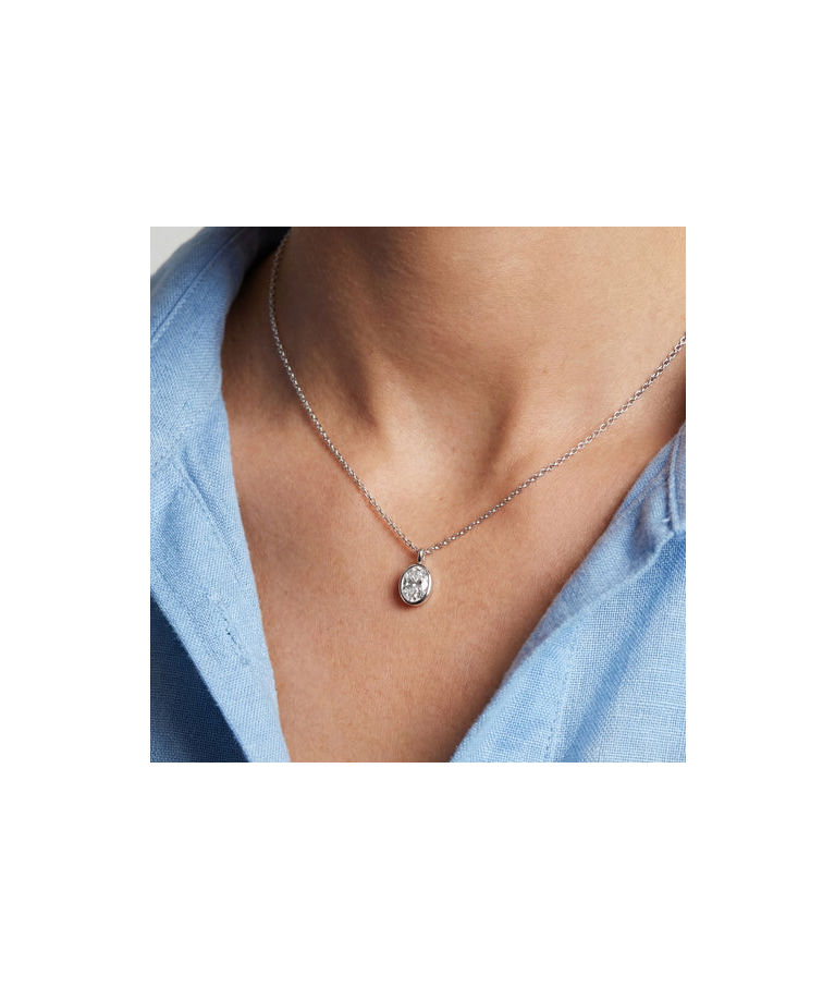 Silverhalsband SARDINIEN OVALE