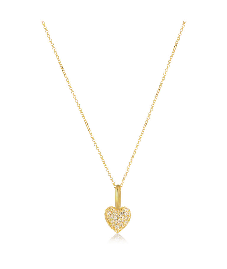 Silverhalsband Caro Pendant cz fg