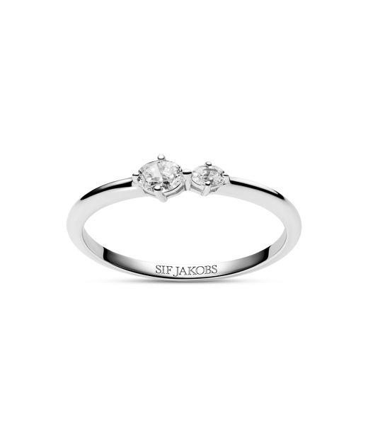 Silverring Ovale cz SIZE 52