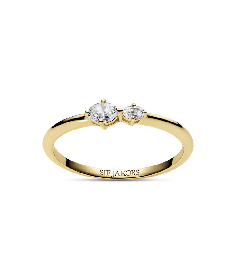 Silverring Ovale cz fg SIZE 54