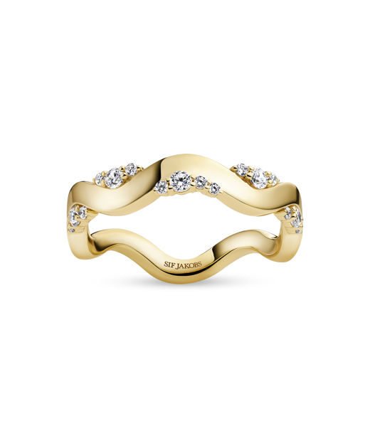 Silverring ELLERA WAVES ALTRO fg SIZE 54