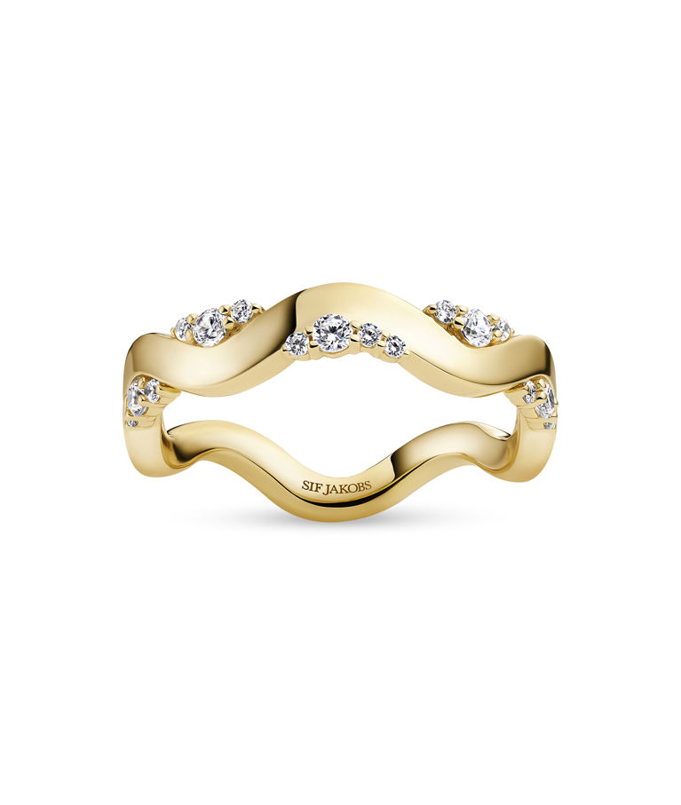 Silverring ELLERA WAVES ALTRO fg SIZE 56