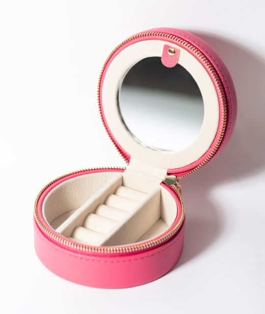 Smyckeskrin Travel Box pink